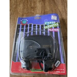 Vintage Pulse Point Stereo Cassette Player Model 894M Doesn't Work # 0084